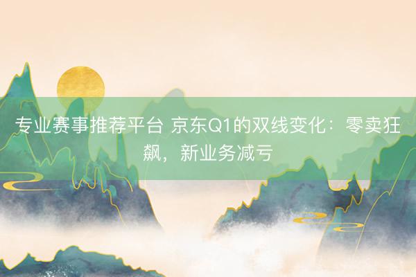 专业赛事推荐平台 京东Q1的双线变化:零卖狂飙,新业务减亏